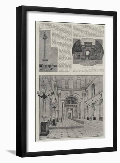 Blenhelm Palace Illustrated-Henry Edward Tidmarsh-Framed Giclee Print