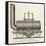 Blenkinsop's Locomotive at Middleton Colliery-null-Framed Stretched Canvas