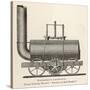 Blenkinsop's Locomotive at Middleton Colliery-null-Stretched Canvas