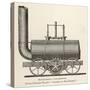 Blenkinsop's Locomotive at Middleton Colliery-null-Stretched Canvas