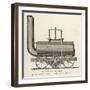 Blenkinsop's Locomotive at Middleton Colliery-null-Framed Art Print