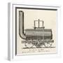 Blenkinsop's Locomotive at Middleton Colliery-null-Framed Art Print