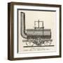 Blenkinsop's Locomotive at Middleton Colliery-null-Framed Art Print