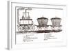Blenkinsop's Rack Locomotive, C. 1814-null-Framed Giclee Print