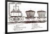 Blenkinsop's Rack Locomotive, C. 1814-null-Framed Giclee Print