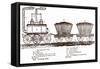 Blenkinsop's Rack Locomotive, C. 1814-null-Framed Stretched Canvas