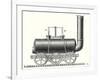 Blenkinsop's Toothed Rack Locomotive-null-Framed Giclee Print