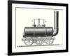 Blenkinsop's Toothed Rack Locomotive-null-Framed Giclee Print