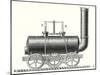 Blenkinsop's Toothed Rack Locomotive-null-Mounted Giclee Print