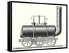 Blenkinsop's Toothed Rack Locomotive-null-Framed Stretched Canvas