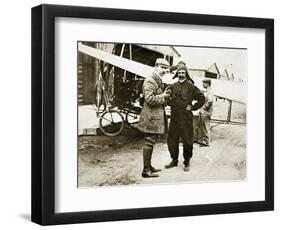 Bleriot after Crossing the Channel, Print by James Jarche, 1909 (Photogravure)-French Photographer-Framed Giclee Print