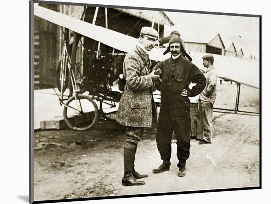 Bleriot after Crossing the Channel, Print by James Jarche, 1909 (Photogravure)-French Photographer-Mounted Giclee Print