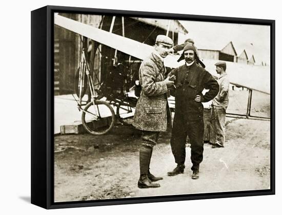 Bleriot after Crossing the Channel, Print by James Jarche, 1909 (Photogravure)-French Photographer-Framed Stretched Canvas