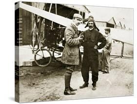 Bleriot after Crossing the Channel, Print by James Jarche, 1909 (Photogravure)-French Photographer-Stretched Canvas