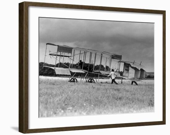 Bleriot Box Kite Biplane-null-Framed Photographic Print