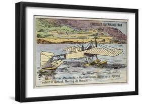 Bleriot Floatplane, 1913-null-Framed Giclee Print