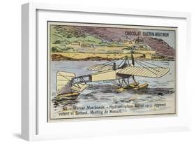 Bleriot Floatplane, 1913-null-Framed Giclee Print