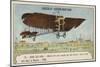 Bleriot Making a Test Flight in a Monoplane, France, 1908-null-Mounted Giclee Print