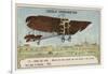 Bleriot Making a Test Flight in a Monoplane, France, 1908-null-Framed Giclee Print