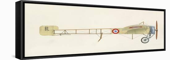 Bleriot XI-English School-Framed Stretched Canvas