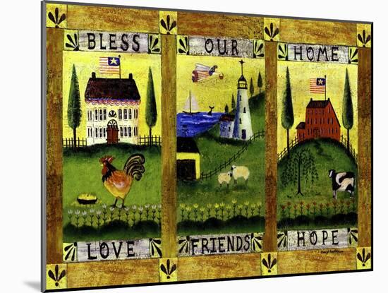 Bless our Home Love Friends Hope Lang-Cheryl Bartley-Mounted Giclee Print