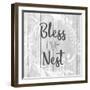 Bless Our Nest-Kimberly Allen-Framed Art Print