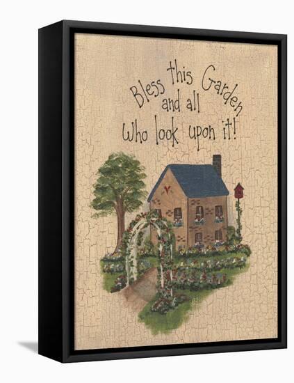 Bless This Garden-Debbie McMaster-Framed Stretched Canvas