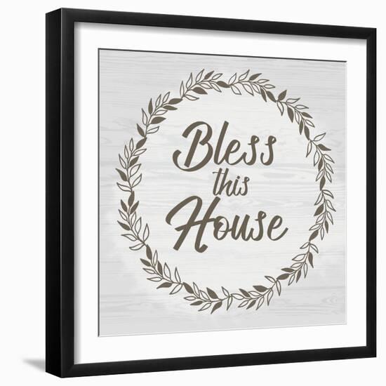 Bless This House-Lula Bijoux & Company-Framed Art Print