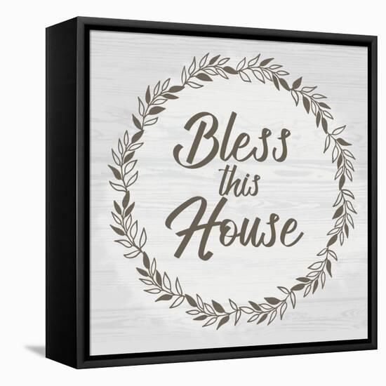 Bless This House-Lula Bijoux & Company-Framed Stretched Canvas