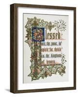 Blessed are the Poor-Charles Rolt-Framed Premium Giclee Print