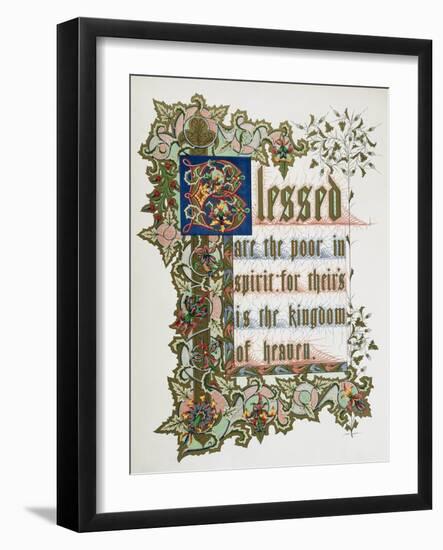 Blessed are the Poor-Charles Rolt-Framed Premium Giclee Print