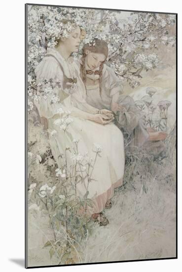 Blessed are the Pure in Heart: for They Shall See God, 1906-Alphonse Mucha-Mounted Giclee Print