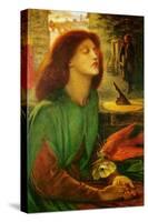 Blessed Beatrice (Beatrix)-Dante Gabriel Rossetti-Stretched Canvas