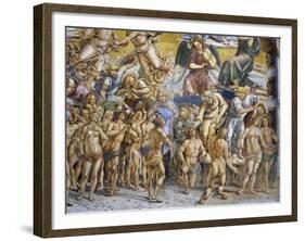 Blessed in Paradise, from Last Judgment Fresco Cycle, 1499-1504-Luca Signorelli-Framed Giclee Print