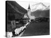 Blessing a Swiss Chapel-null-Stretched Canvas