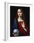 Blessing Christ, Ca 1530-Marco D'oggiono-Framed Giclee Print