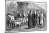 Blessing Domestic Animals, Bulgaria, 1887-Schonberg-Mounted Giclee Print