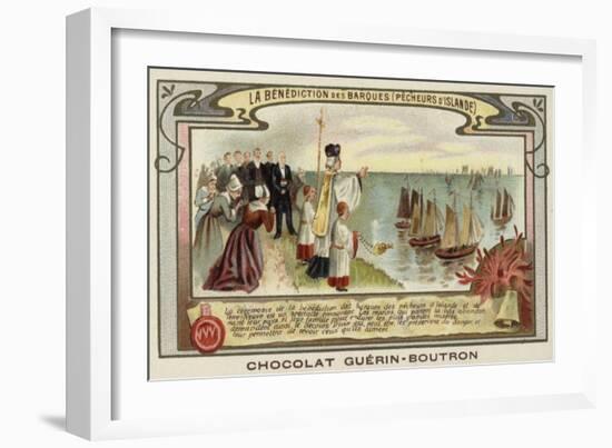 Blessing of Fishing Boats, Iceland-null-Framed Giclee Print