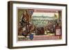Blessing of the Flemish Army before the Battle of Courtrai, 1302-null-Framed Giclee Print