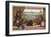 Blessing of the Flemish Army before the Battle of Courtrai, 1302-null-Framed Giclee Print