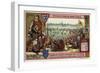 Blessing of the Flemish Army before the Battle of Courtrai, 1302-null-Framed Giclee Print