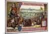 Blessing of the Flemish Army before the Battle of Courtrai, 1302-null-Mounted Giclee Print