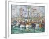 Blessing of the Tuna Fleet at Groix, 1923-Paul Signac-Framed Giclee Print