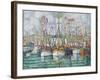 Blessing of the Tuna Fleet at Groix, 1923-Paul Signac-Framed Giclee Print