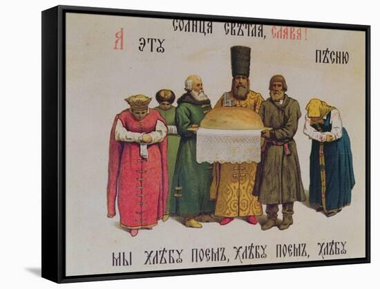 Blessing the Bread and Salt, Late 19th Century-null-Framed Stretched Canvas