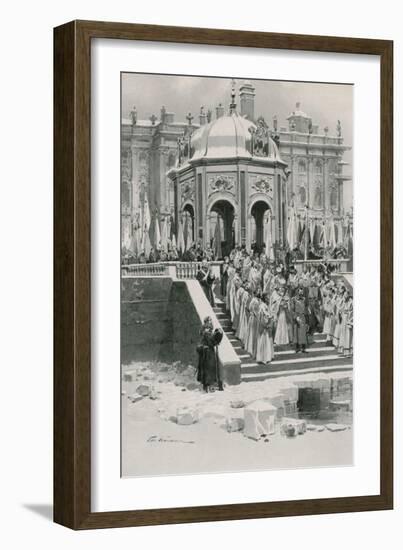 Blessing the Neva-Frederic De Haenen-Framed Giclee Print