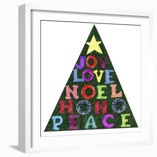 Blessings Christmas Tree-Cheryl Bartley-Framed Giclee Print