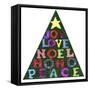 Blessings Christmas Tree-Cheryl Bartley-Framed Stretched Canvas