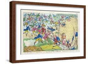 Blessings of Britain - or Swarm of Tax Gatherers, 1817-null-Framed Giclee Print