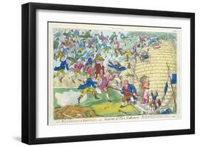 Blessings of Britain - or Swarm of Tax Gatherers, 1817-null-Framed Giclee Print